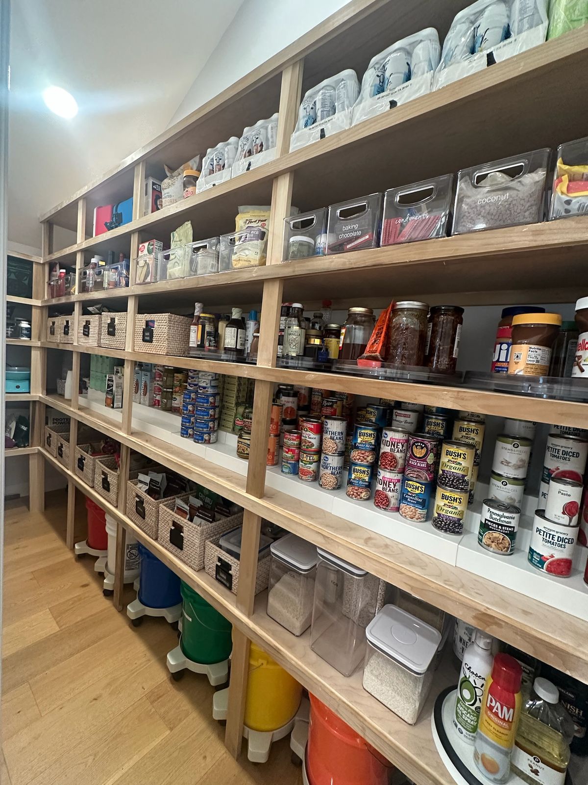 The pantry that ate the shelves — after