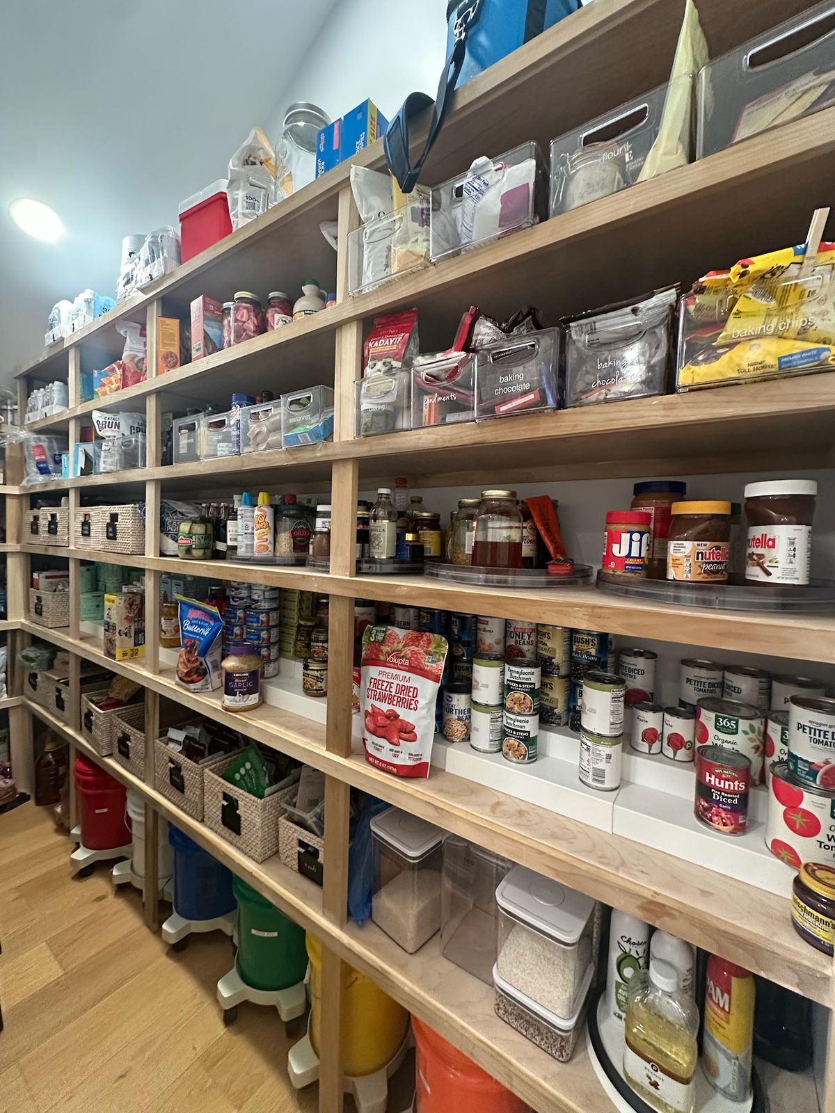 The pantry that ate the shelves — before