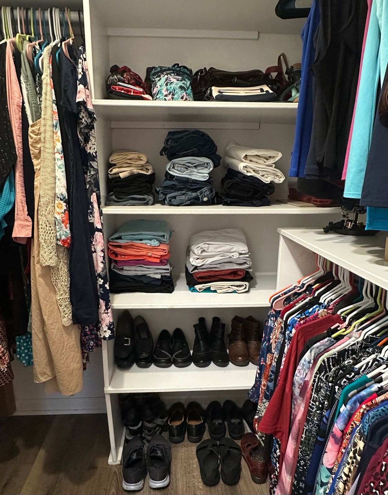 Small closet, doubled — after